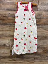NEW BubblePanda 1.0 TOG Bamboo Sleep Sack Strawberry White sz M/6-12m