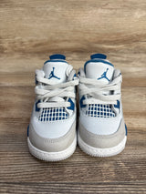 Air Jordan 4 Retro TD 'Military Blue' Sneakers sz 5c