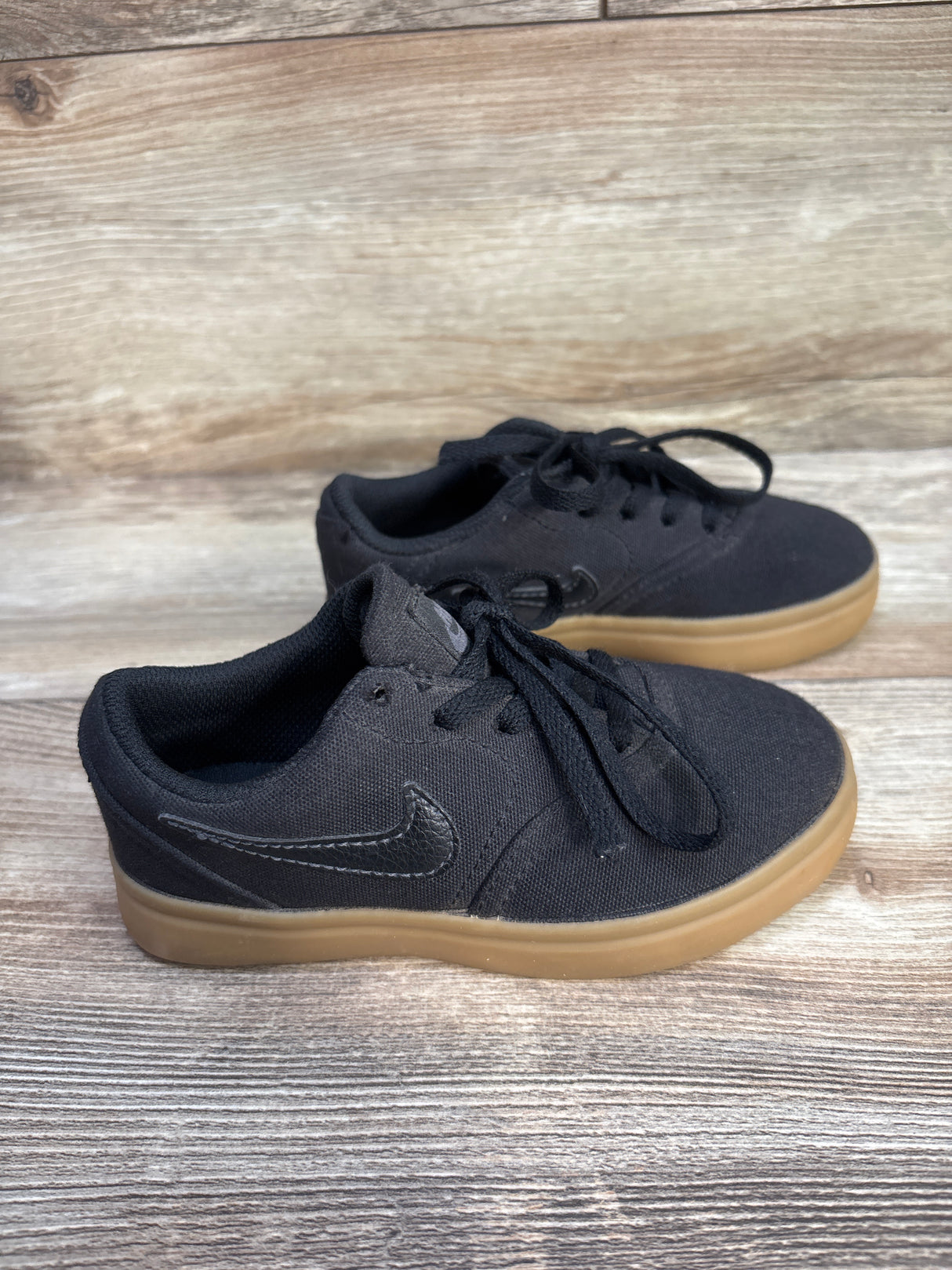 Nike Check Canvas SB PS 'Black Gum' Sneakers sz 10.5c