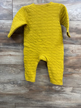 H&M Quilted Button Up Coverall Yellow sz 18m