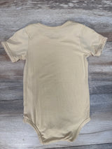 Kate Quinn Short Sleeve Marzipan Bamboo Bodysuit sz 12-18m