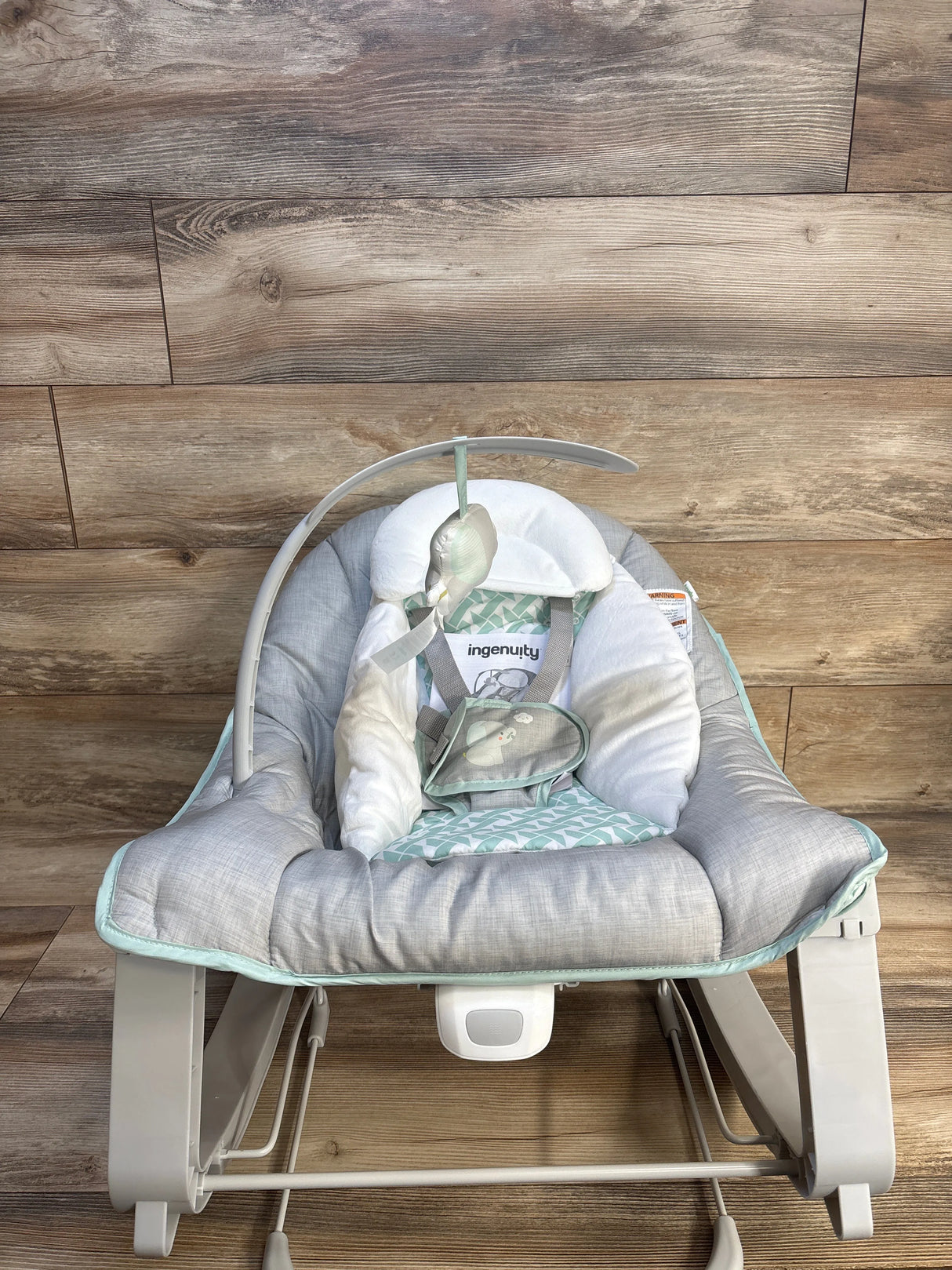NEW Ingenuity Keep Cozy 3-in-1 Grow with Me Baby Bouncer, Rocker & Toddler Seat in Weaver