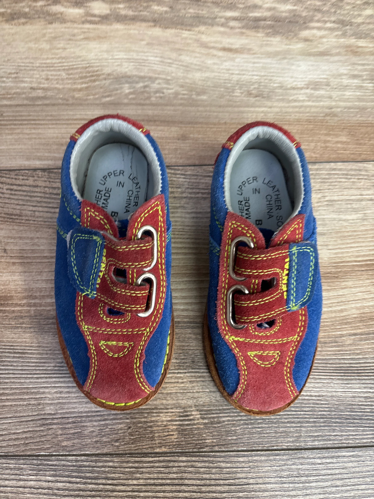 BSI Suede Cosmic Bowling Shoes Red sz 8-10c