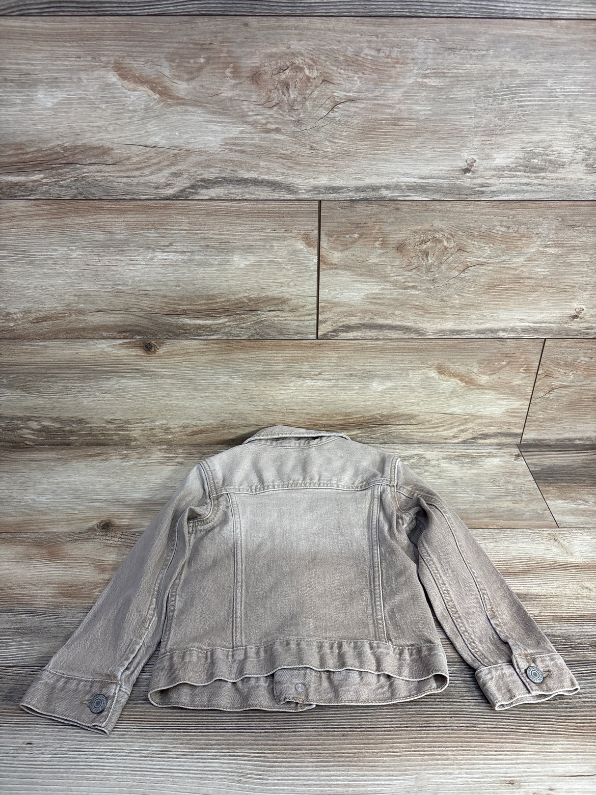 Baby Gap Denim Button Up Jacket Tan sz 4T