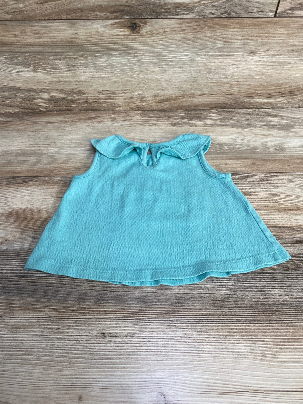 Just One You Sleeveless Top Green sz 12m