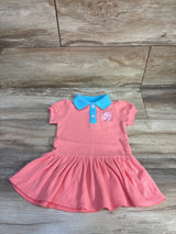 NHL Vegas Golden Knights A Line Polo Dress Coral sz 18m