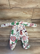 Wonder Nation Pear Sleeper White sz Newborn
