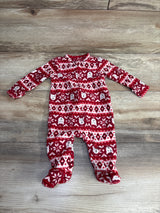 Old Navy Fair Isle Blanket Sleeper Red sz 0-3m
