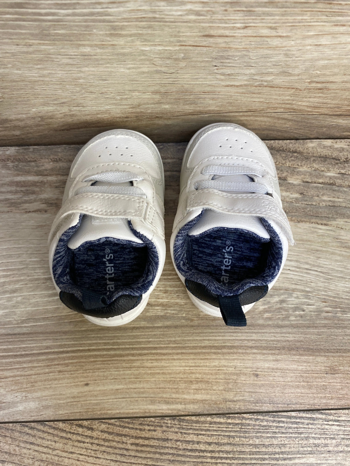 Carter's Every Step First Walker Kyle Casual Sneakers White sz 2.5c