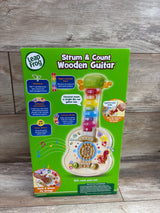 NEW LeapFrog Strum and Count Wooden Guitar