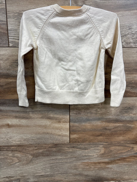 Cat & Jack Cardigan Cream sz 3T - Me n Mommy To Be