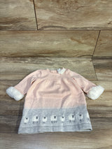 Janie & Jack Long Sleeve Sweater Dress Pink sz 3-6m