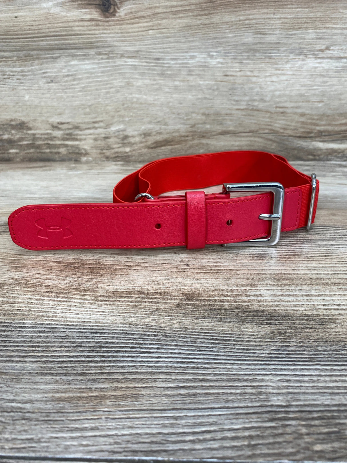 Under Armour Adjustable Baseball Belt Red