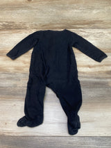 Skeleton Sleeper With Bow Black Sz 6-9m - Me n Mommy To Be