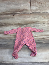 Carter's Floral Little Sister Sleeper Pink sz 3m