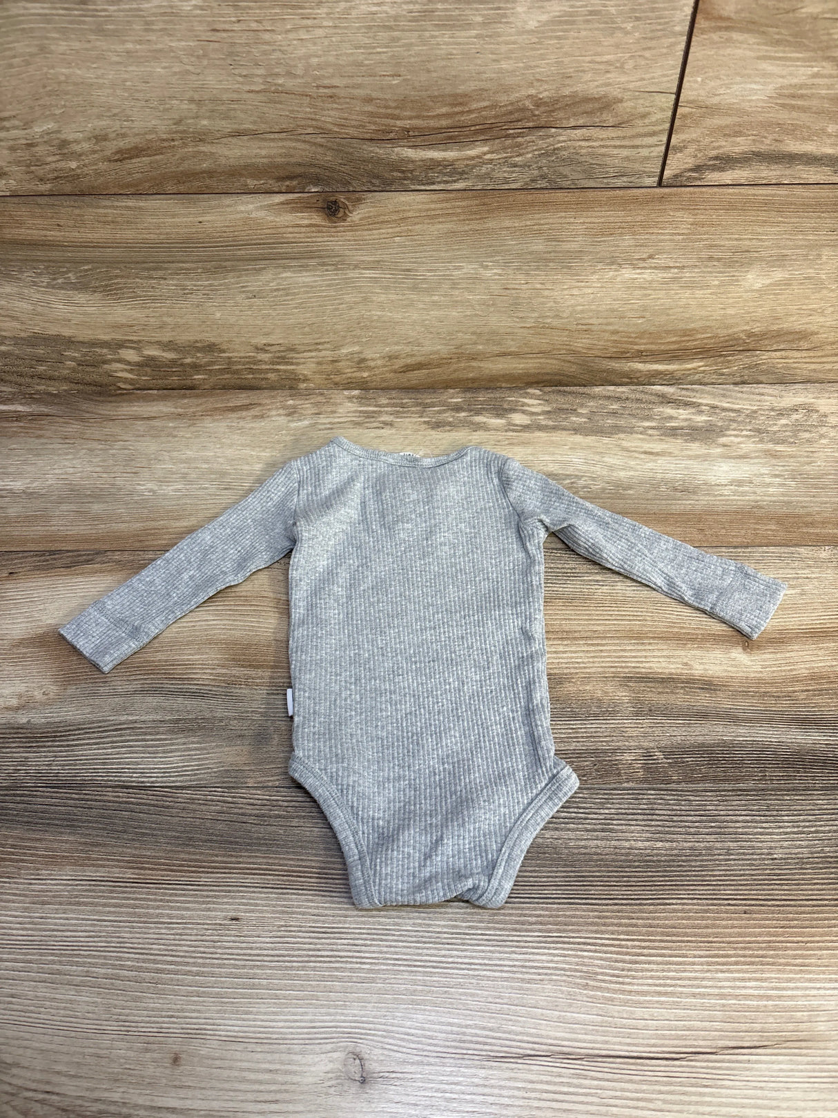 Jamie Kay Organic Long Sleeve Bodysuit Grey sz 6-12m
