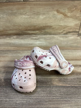 Crocs Classic Marbled Clogs Pink sz 4c