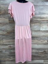 Maternity Nursing Wrap Dress Pink sz XL