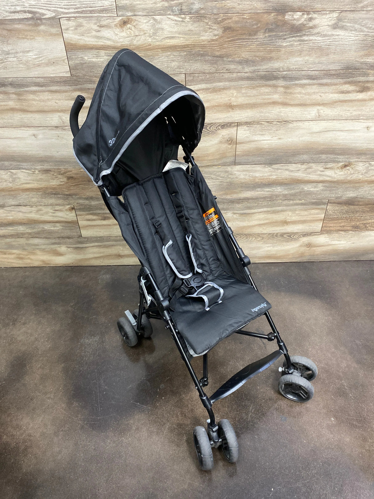 Summer by Ingenuity 3D Mini Convenience Stroller Black