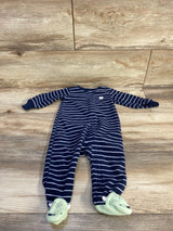 Carter's Striped Blanket Sleeper Navy sz 6m