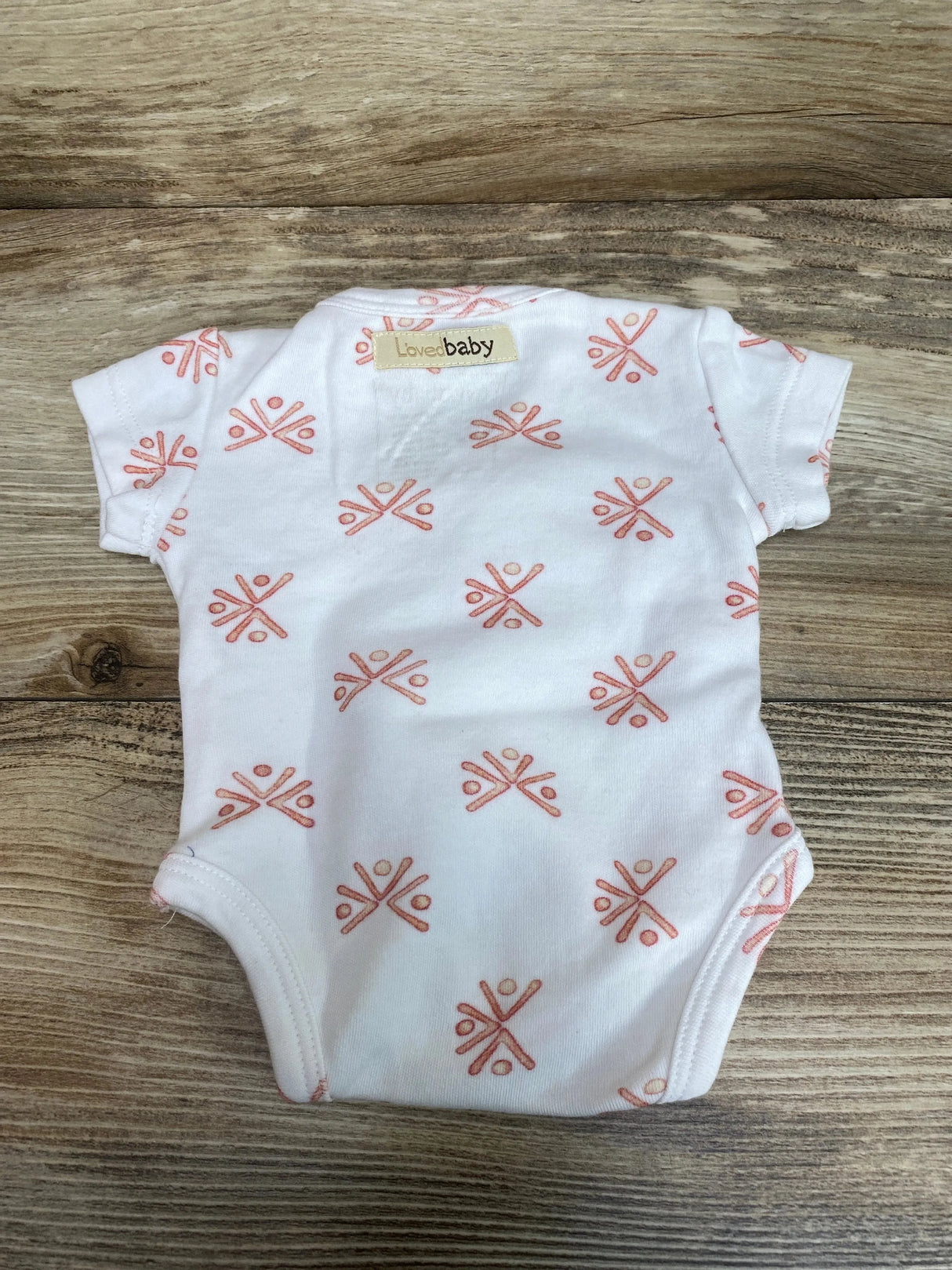 L'oved Baby Kimono Bodysuit White sz Preemie/Newborn