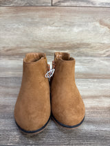 NEW Cat & Jack Penelope Zipper Booties Cognac sz 5c