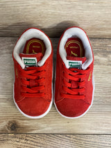 Puma Suede Classic XXI AC Sneakers Red sz 5c