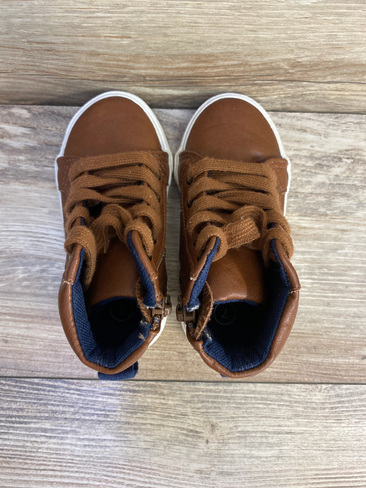 Cat & Jack Rylan Chukka Brown Boots sz 7c - Me n Mommy To Be
