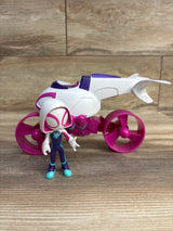 Marvel Spidey & His Amazing Friends Ghost-Spider Action Figure & Copter-Cycle Vehicle