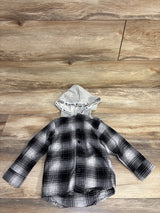 Ecko Unltd Hooded Flannel Black & White sz 2T