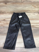 NEW Baby Gap Toddler Faux-Leather Just Like Mom Pants Black sz 4T