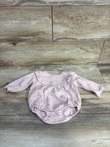 Disney Baby Minnie Mouse Long Sleeve Bubble Romper Pink sz 6-9m