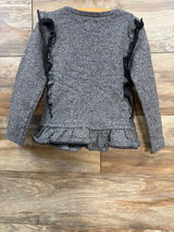 DKNY Cute In Dkny Peplum Sweatshirt Grey sz 5T