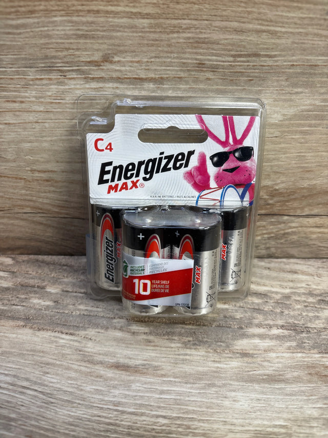 NEW Energizer Max C Batteries 4pk - Me n Mommy To Be
