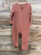 7 For All Mankind Ruffled Coverall Rust sz 18m