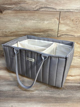 Blissful Diary Baby Diaper Caddy Organizer Light Grey