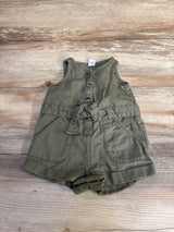 Old Navy Sleeveless Utility Romper Green sz 3-6m