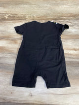 Striped Shortie Romper Black sz 12-18m - Me n Mommy To Be