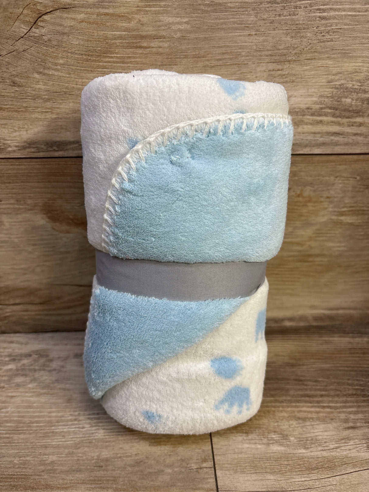 NEW Cloud Island Plush Baby Blanket - Blue