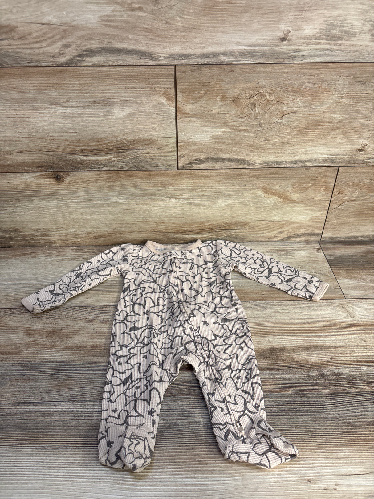Carter's Waffle Knit Sleeper Beige sz 3m
