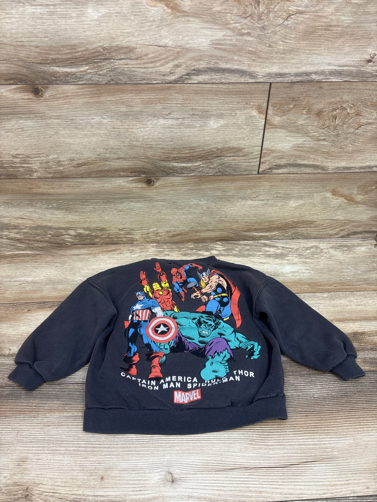 Zara x Marvel Pullover Sweatshirt Grey sz 3/4T