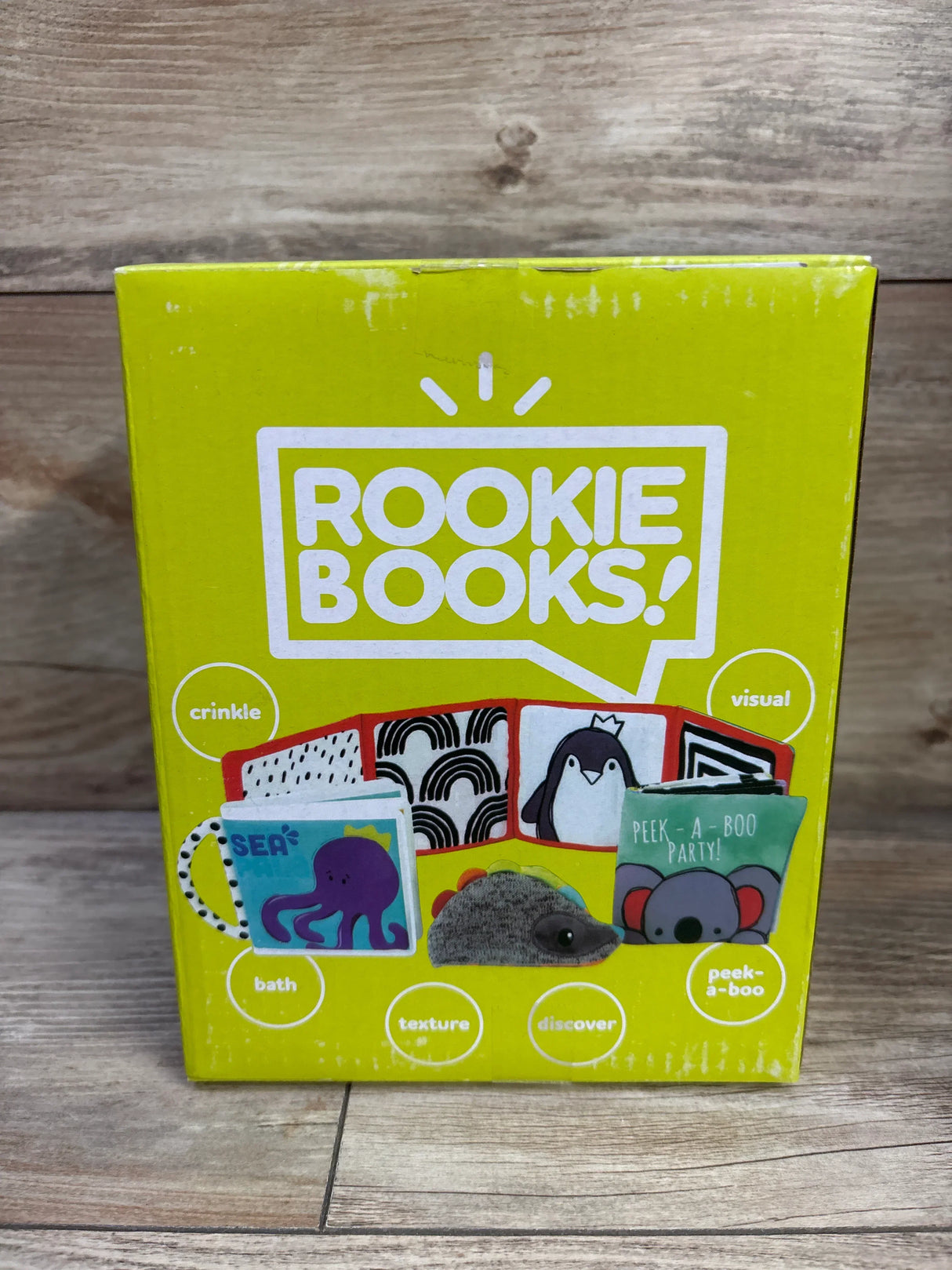 NEW Sassy Rookie Books - 4pc Soft Book