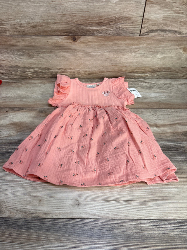 NEW Disney Junior Minnie Mouse Floral Muslin Dress Pink sz 2T - Me n Mommy To Be