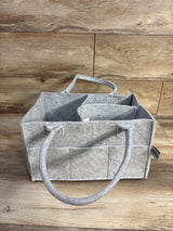 Parker Baby Co. Felt Diaper Caddy in Grey