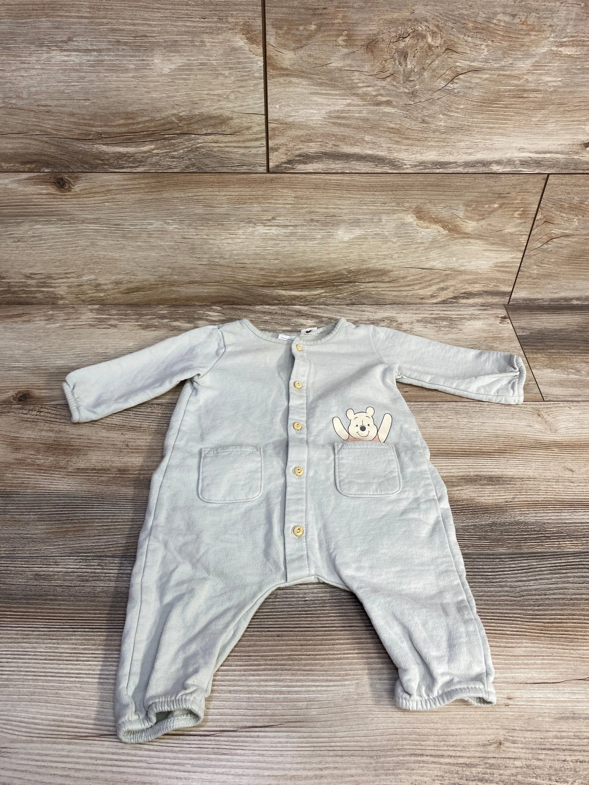 H&M Disney Winnie the Pooh Coverall Green sz 3m - Me n Mommy To Be