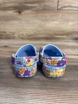 Crocs Classic Clogs Retro Floral Print, Blue sz 5c
