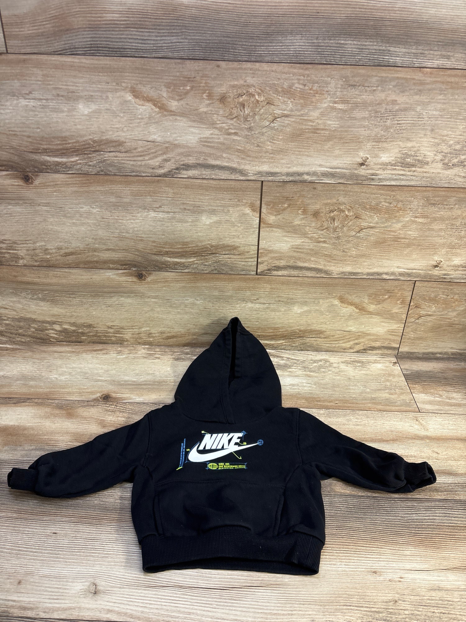 Nike Pullover Hooded Sweatshirt Black sz 12m