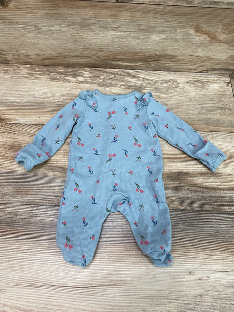 Just One You Floral Sleeper Blue sz Newborn