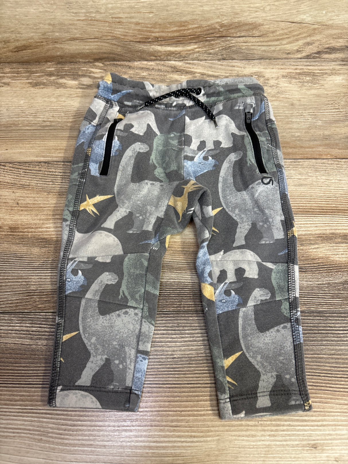 Gap Fit Dinosaur Print Tech Joggers Grey sz 12-18m