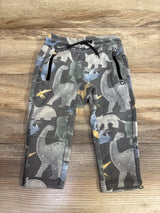 Gap Fit Dinosaur Print Tech Joggers Grey sz 12-18m